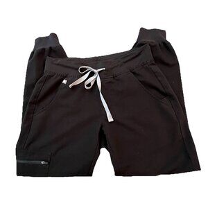 Figs Zamora Jogger Scrub Pants Women’s Size XS/P W18SW2005P Black Medical